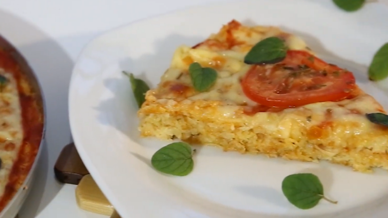 Base de pizza couve flor