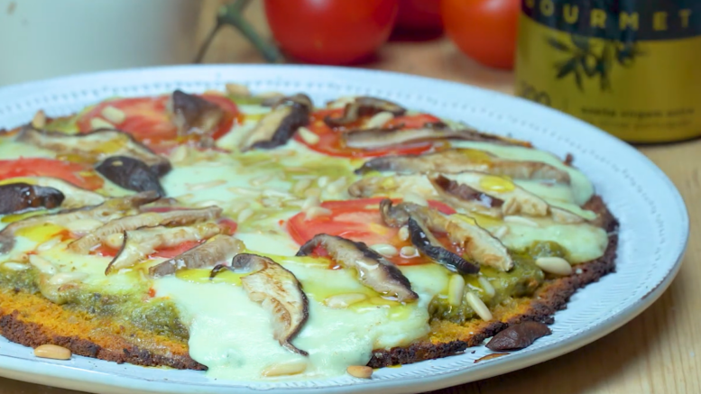 Base de pizza saudável