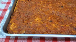 Massa de pizza de liquidificador sardinha