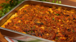 Massa de pizza de sardinha com fermento royal