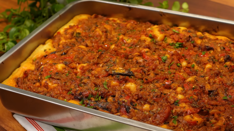 Massa de pizza de sardinha com fermento royal