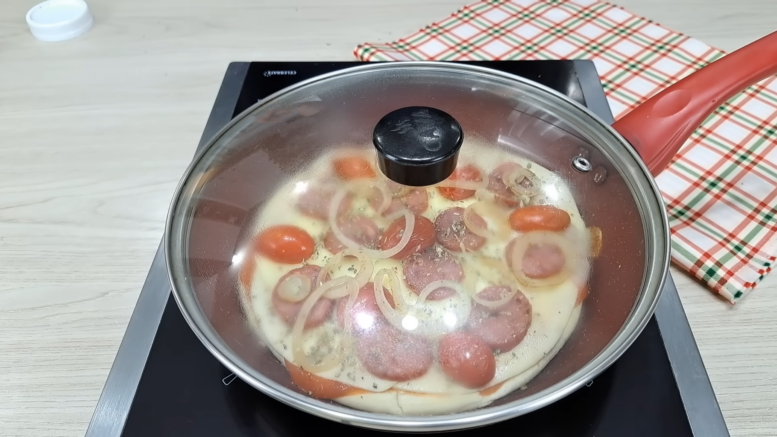 Como se faz pizza de frigideira