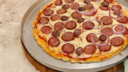 De pizza caseira