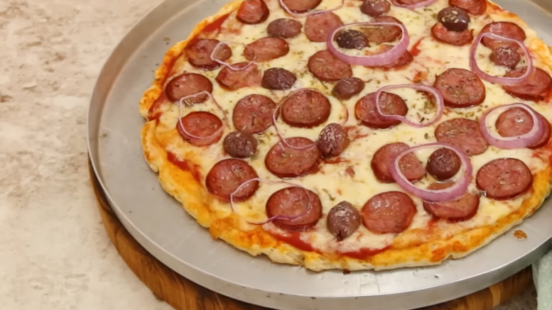 De pizza caseira