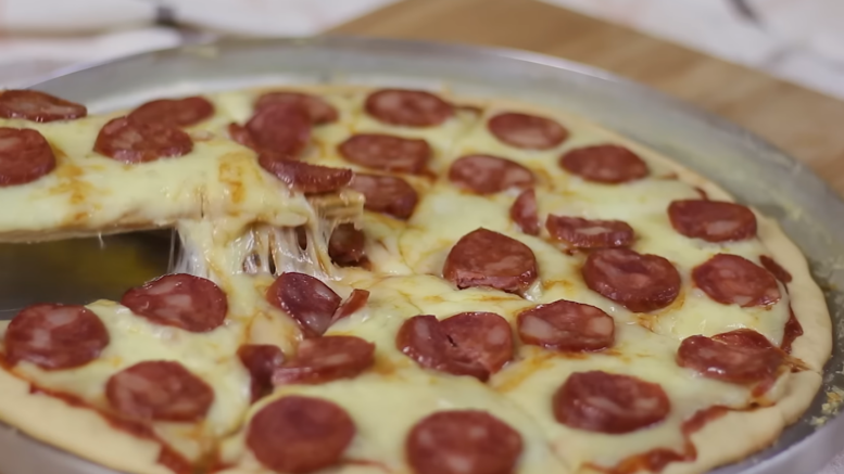 Massa de liquidificador de pizza